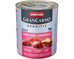 animonda GranCarno pure beef + potatoes Rundvlees, Aardappel Adult - 6 x 800g
