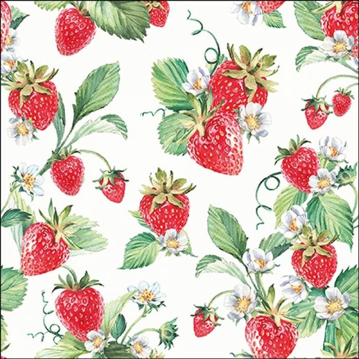 Ambiente - Lunch servetten - Garden Strawberries