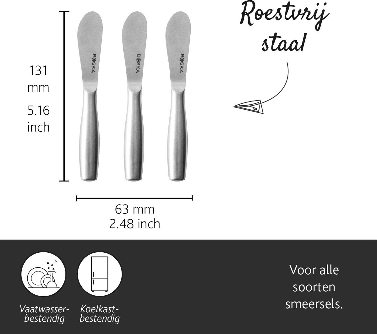 Smeermessenset Mini Copenhagen van Boska — cadeau in Kookcadeaus - foto 4