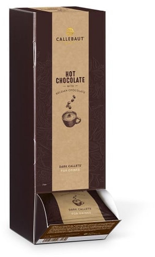 Callebaut Callets Warme Chocolademelk zakjes Puur- 25 x 35 gram