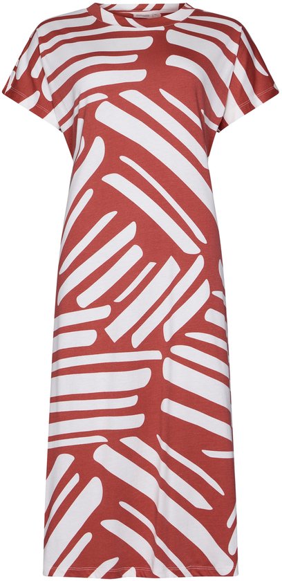Dames Nachthemd Pastunette Premium - Geometric - Katoen/Modal - Maat 48