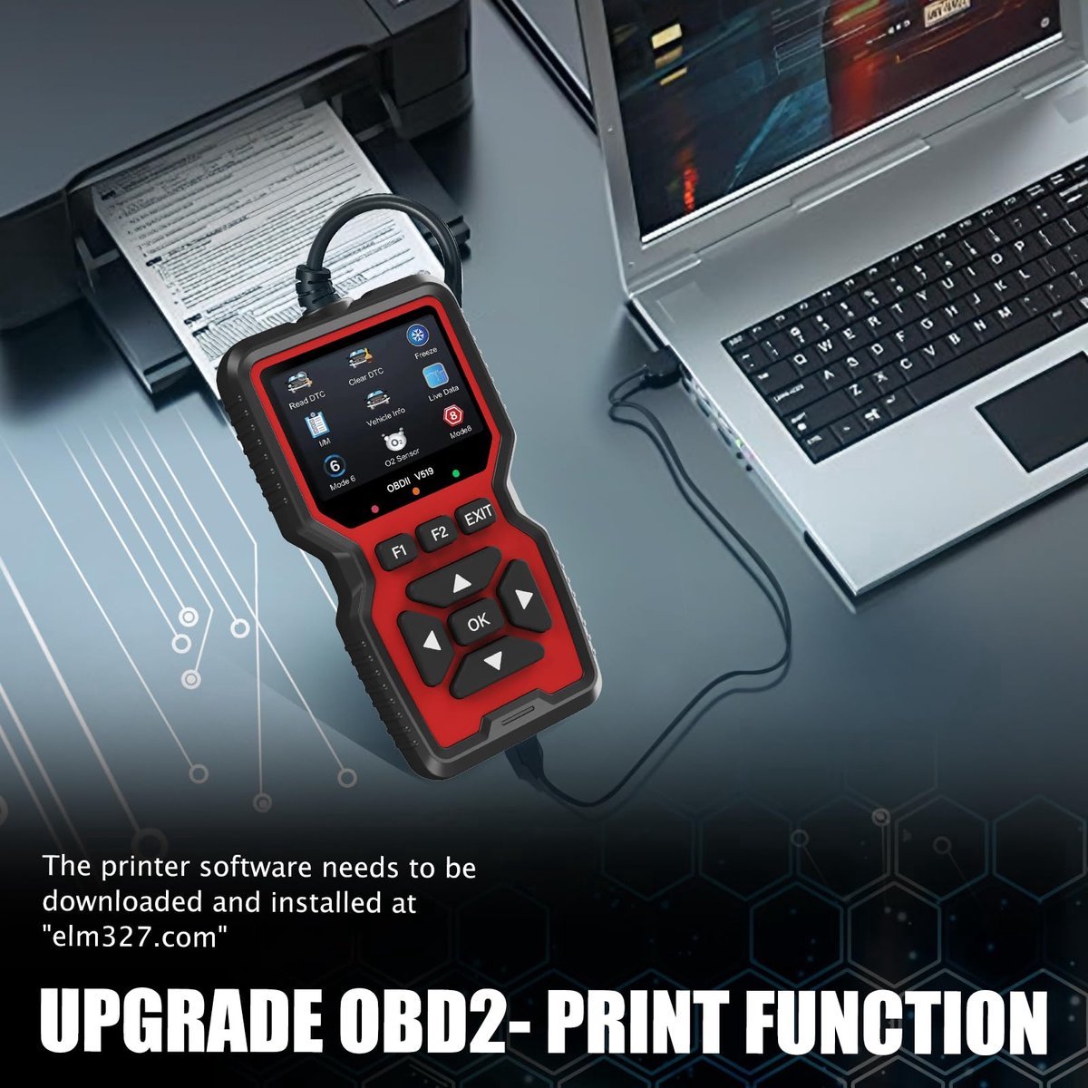 OBD Scanner - OBD2 - Auto uitlezen - Storing Verwijderen - NL Taal - Auto scanner - Diagnose apparatuur voor auto's - Motorstoring thumbnail 3