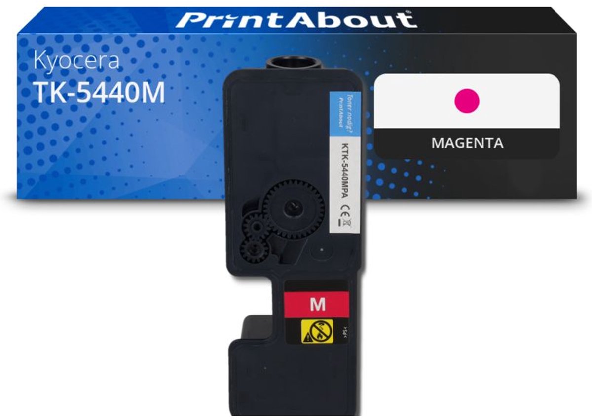 PrintAbout Huismerk Kyocera TK-5440M Toner Magenta Hoge capaciteit