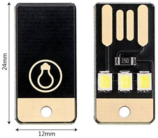 Mini LED Nachtlamp voor USB-aansluiting