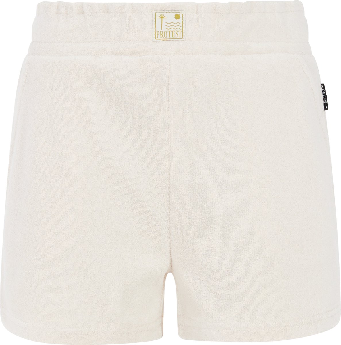 Protest Prtdots Jr – Korte broek Meisjes – Badstof – Extra kort Kitoffwhite