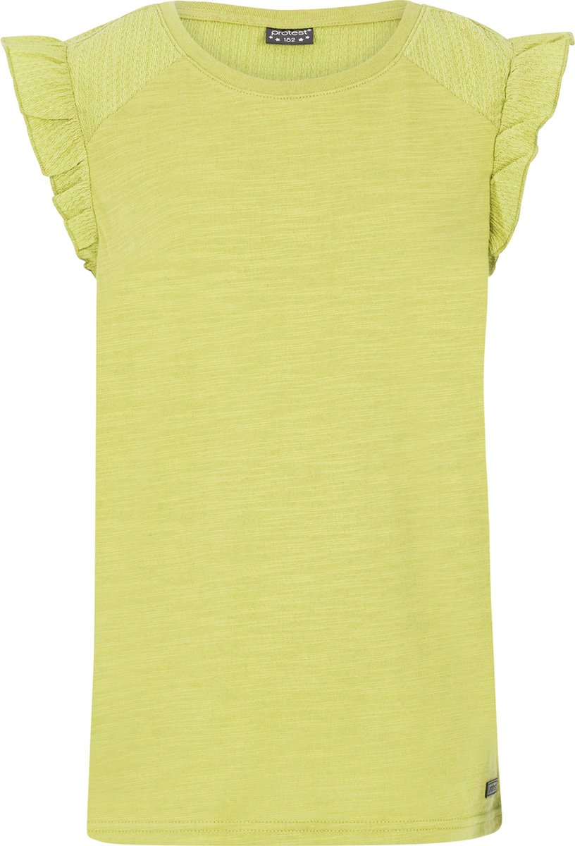 Protest Prtcrius Jr – T shirt Meisjes – Korte mouwen – Ronde hals Groen
