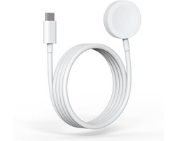 YONO Oplader geschikt voor Apple Watch – Type USB-C – Oplaadkabel – Charger – Accessoires – Wit