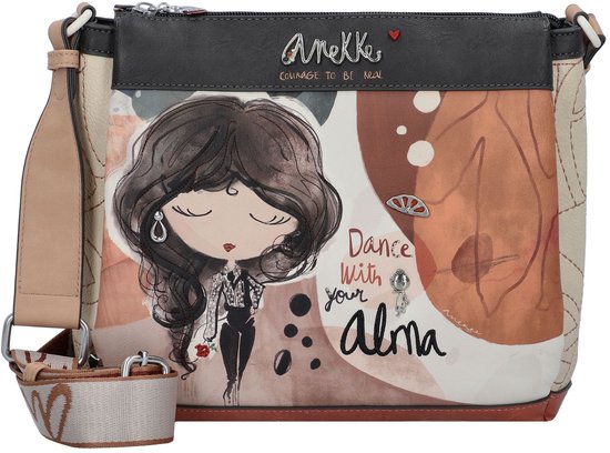 Anneke Borse In Saldo Anekke Sac à épaule Bandoulière Real 3 Compartment Crossbody Bag Borsa Crossbody 3 Scomparti