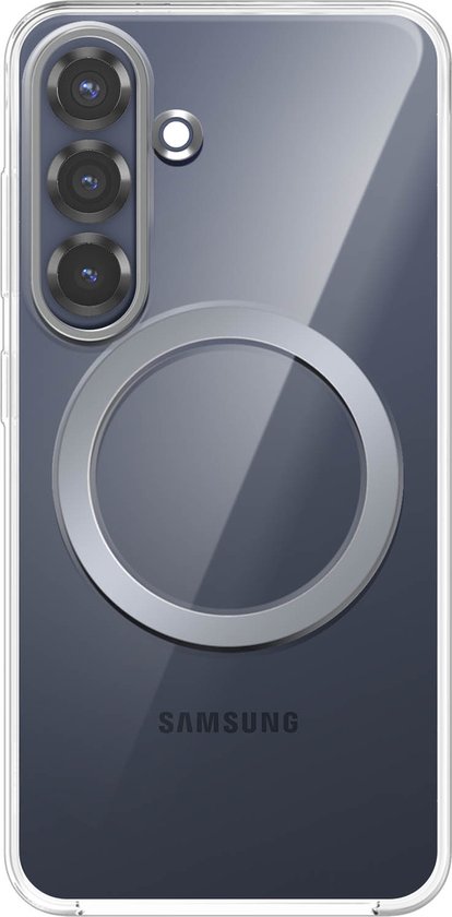 Samsung Galaxy S25 Back Cover met Magneet Transparant