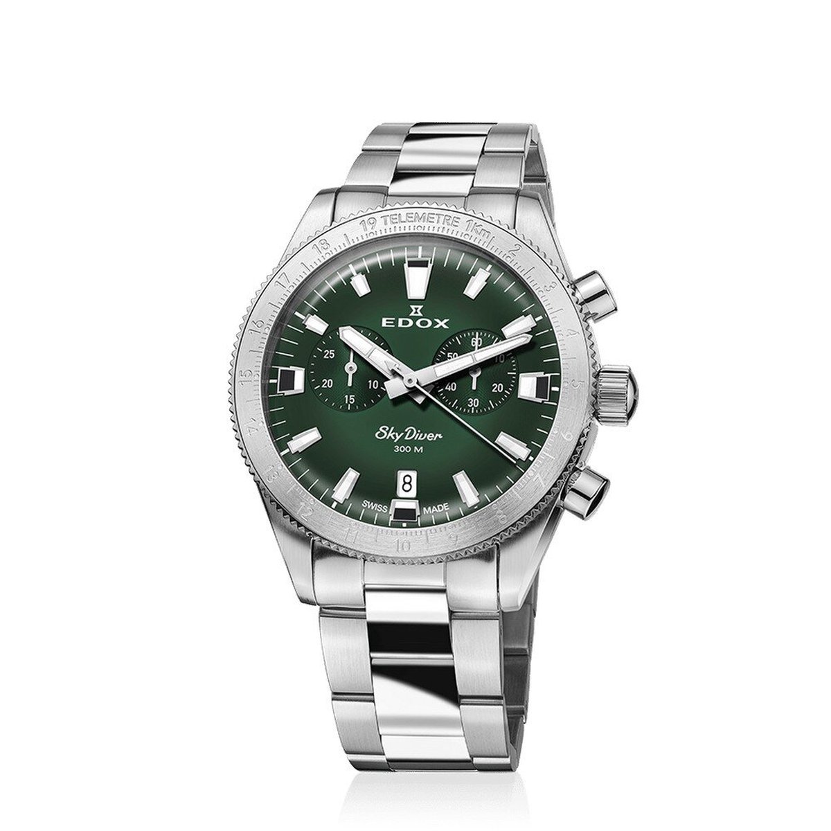 EDOX Skydiver Chrono Set 10116-3-VIDN mannen horloge