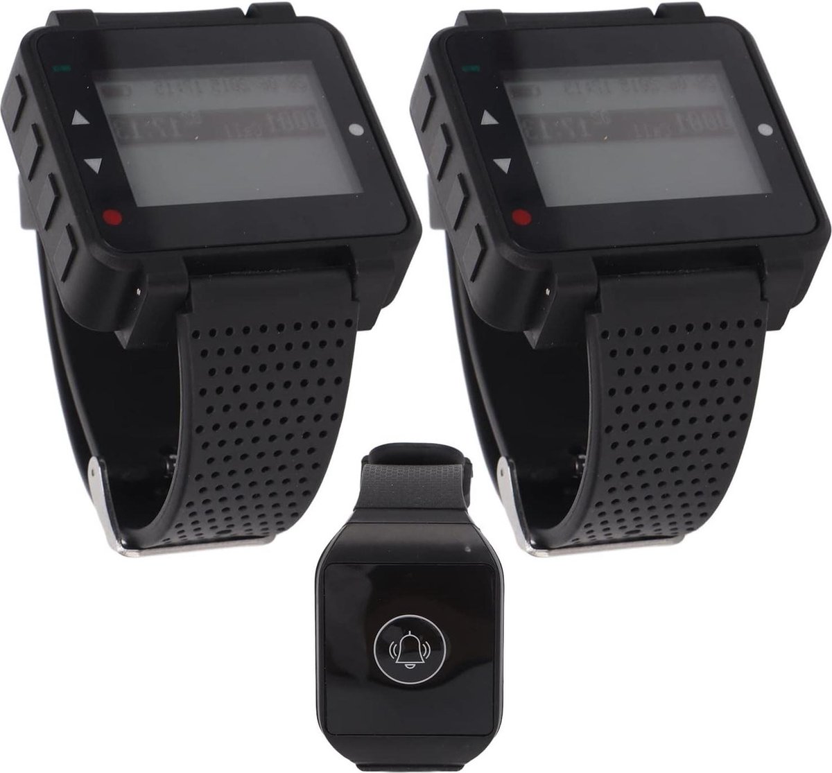 Draadloos Oproepsysteem - Nurse Pager-systeem - Horloge-ontvanger - Pieper - Breed Bereik - Waterdicht - Oproepsysteem voor Restaurant - Keuken - Kliniek - Fabriek .