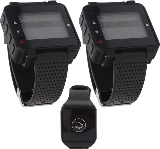 Draadloos Oproepsysteem, Restaurant Nurse Pager-systeem, 2 Horloge