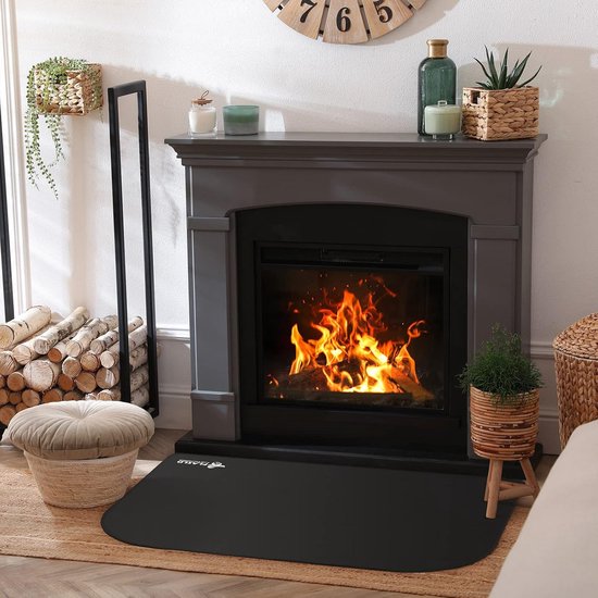 TEXFIRE | Vlamvertragende mat voor barbecue, grill en vuurkorf. Vlamvertragende en waterdichte vloerbeschermer voor buiten. Ideaal campings, kamperen TEXFIRE | Vlamvertragende mat voor barbecue, grill en vuurkorf. Vlamvertragende en waterdichte vloerbeschermer voor buiten. Ideaal campings, kamperen