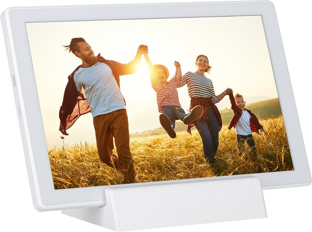 Rollei 30295 digitale fotolijst Wit 25,6 cm (10.1") - Touchscreen - Wifi - Accu