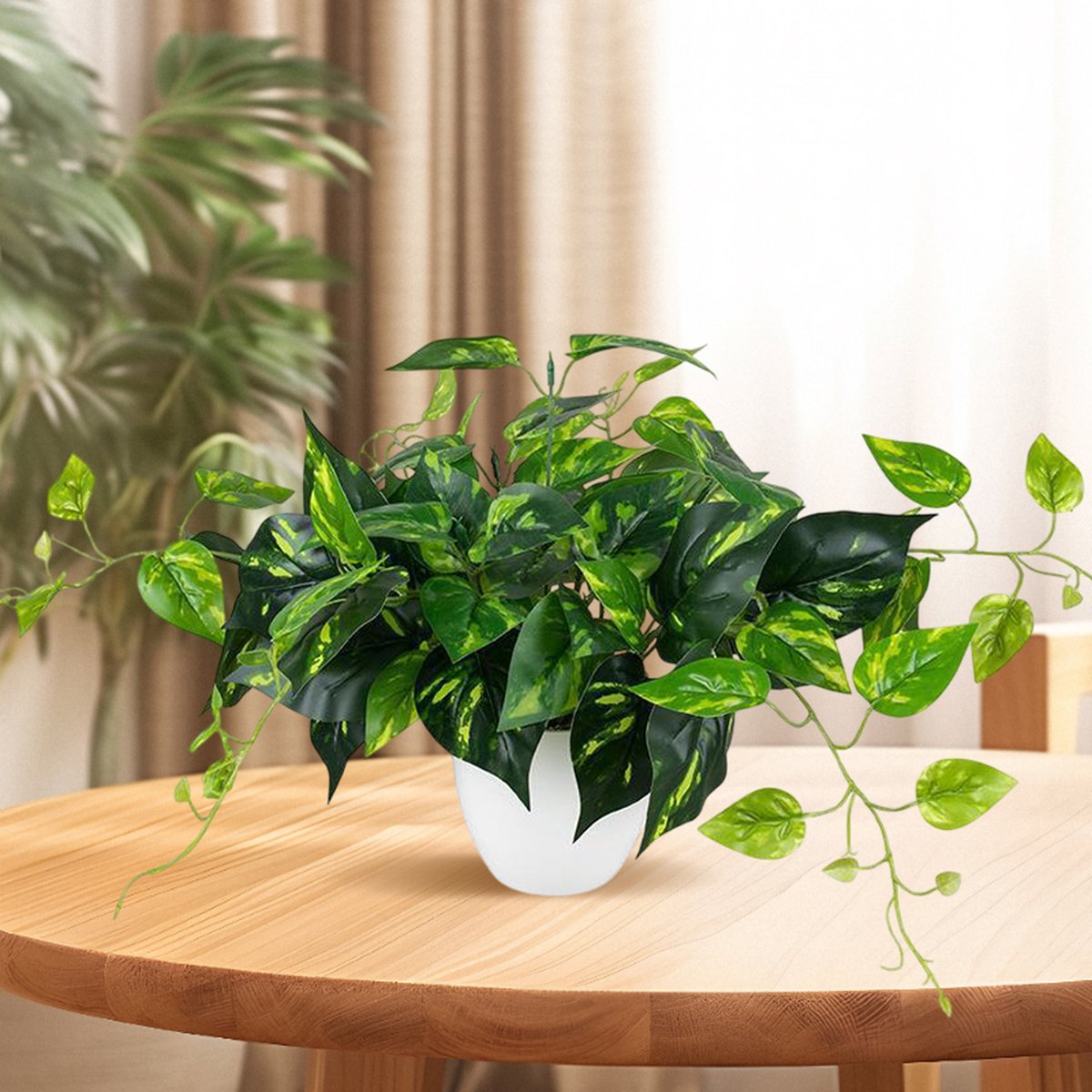 Kunstmatige Scindapsus- kunstplant met pot