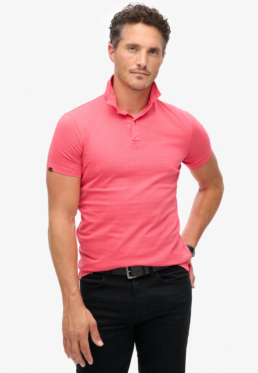 Superdry Studios Jersey Korte Mouw Poloshirt 3XL Man Rood