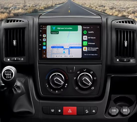 Autoradio Android 7" Per FIAT Ducato 2008-2015 / Peugeot Boxer 2 / Citroen Jumper 2011-2015 - 4G+64G, Carplay, GPS, Telecamera
