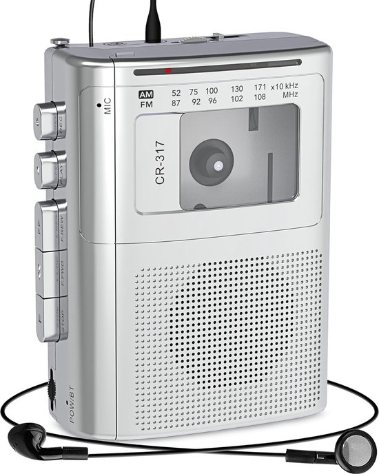 Radio Retro, Reproductor de Cassette Bluetooth, Radio y grabadora Retro Radio Retro, Reproductor de Cassette Bluetooth, Radio y grabadora Retro
