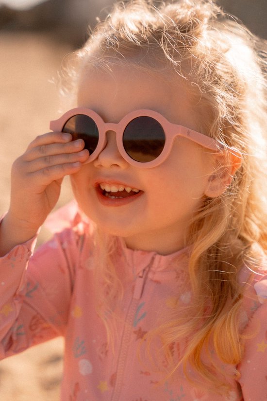 Little Dutch kinderzonnebril rond licht roze - roze - sunglasses - zonnebril van Merkloos — afbeelding 3