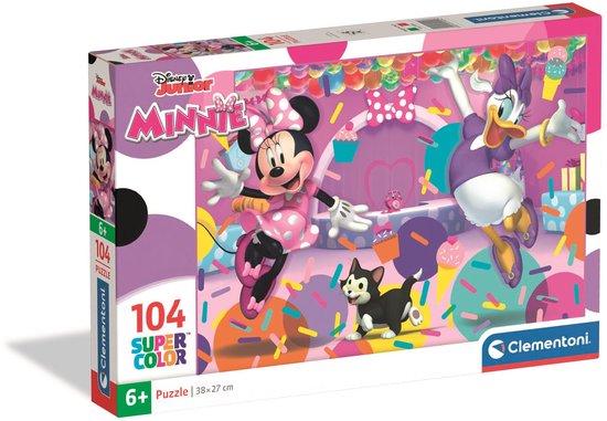 Clementoni - Puzzel - 104 Stukjes - Disney Minnie - Kinderpuzzel ...