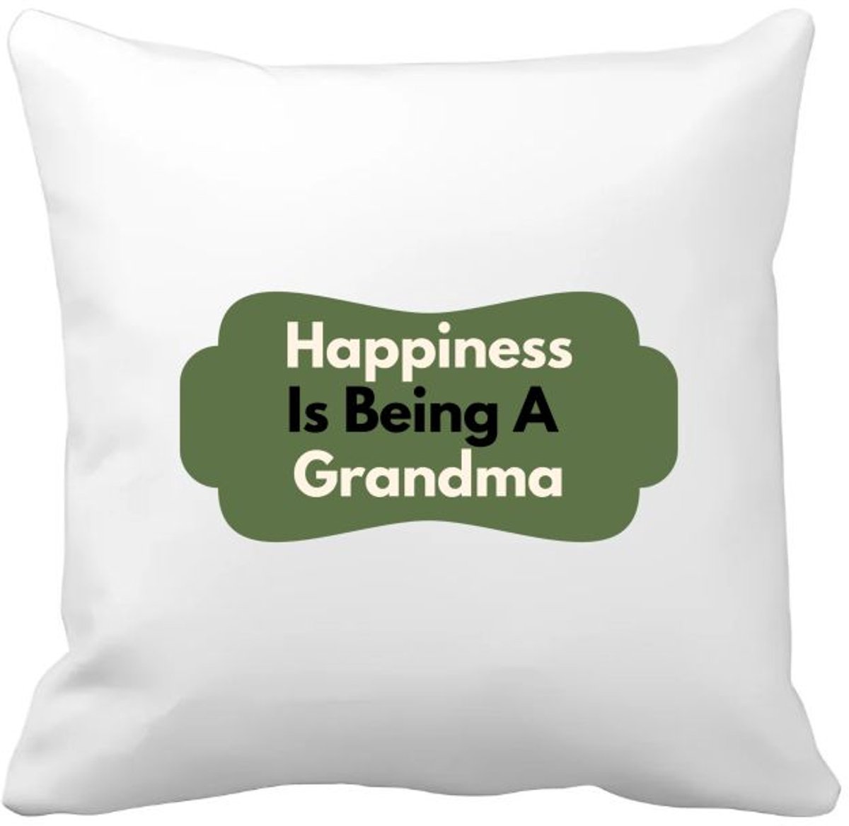Akyol happiness is being a grandma Kussen hoes - Oma - de liefste oma - verjaardag - cadeautje voor oma - oma artikelen - kado - geschenk - 40 bij 40 cm Multicolor