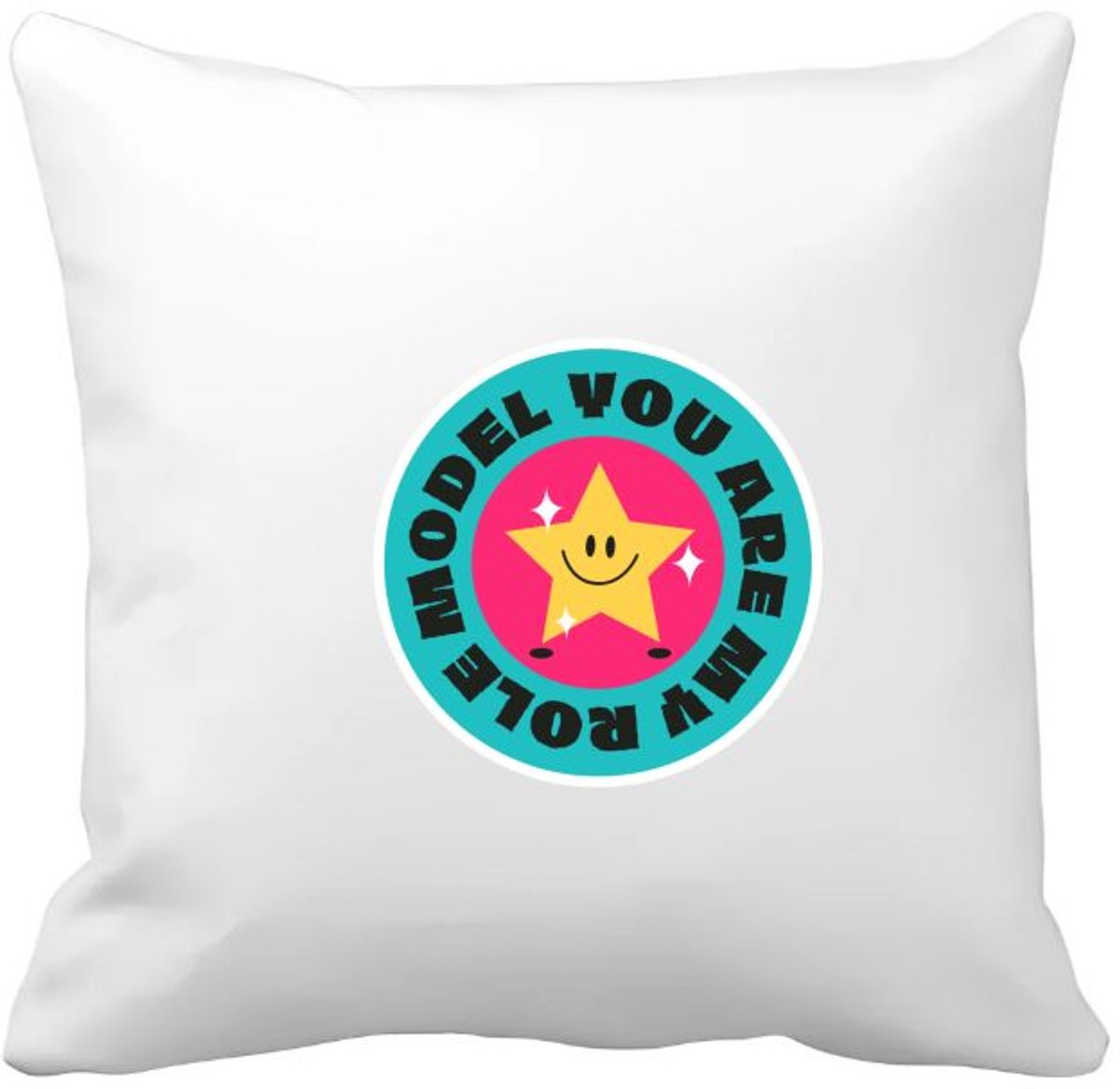 Akyol you are my role model Kussen hoes - Model - iemand die een voorbeeld is voor anderen - voorbeeldfunctie - verjaardagscadeau - verjaardag - cadeau - kado - geschenk - gift - 40 bij 40 cm Multicolor