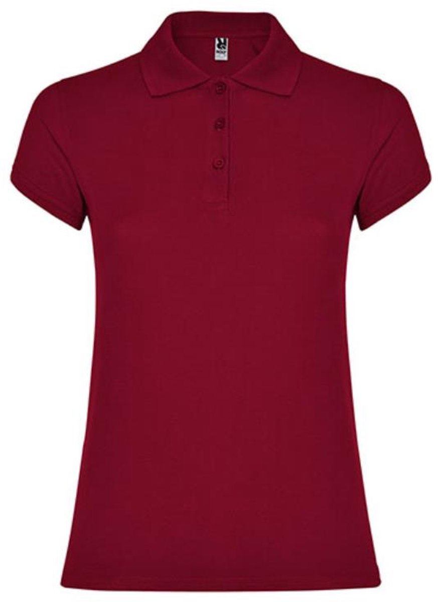 Roly - Star Dames Polo - Garnet Red 57 maat M