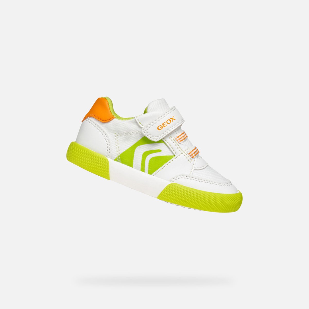 Geox Gisli Wit/Fluo groen
