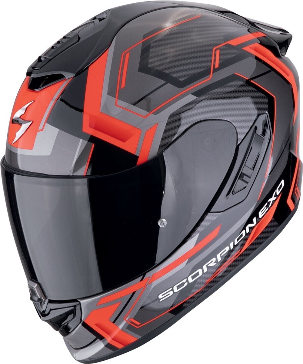 Scorpion EXO-1400 Evo II Air Linart Zwart Rood Integraalhelm - Helm