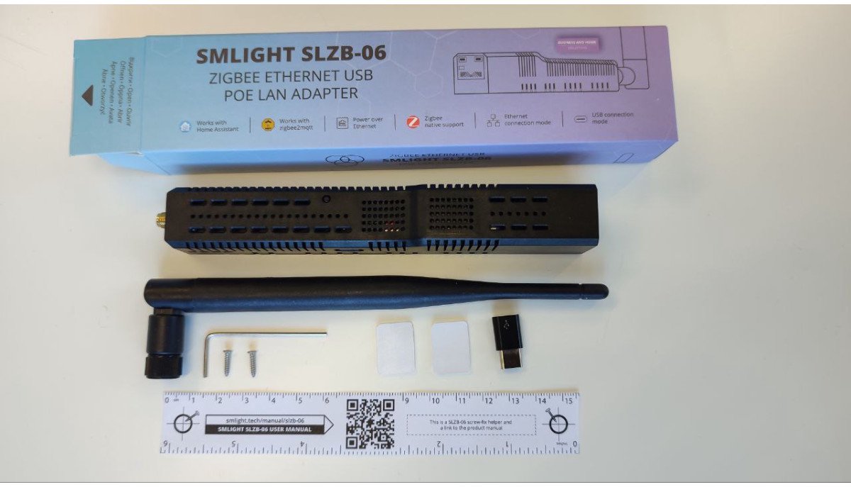 SMLIGHT SLZB-06P7 Zigbee 3.0 Gateway Ethernet USB WiFi PoE - Coordinateur Home Assistant Zigbee2MQTT