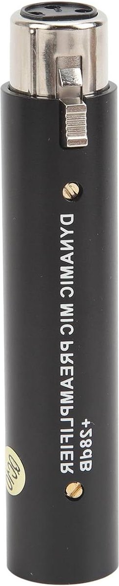 Dynamite Actieve Inline Microfoonvoorversterker | Plug and Play | 28DB Gain | Lossless Versterking | Multi-Scenario Toepassing .