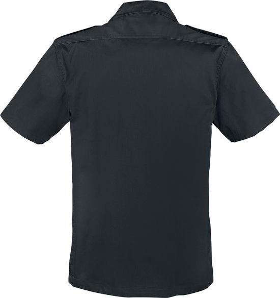 Brandit Legerhemd met kort mouw Heren Shirt met korte mouwen - zwart - 7XL