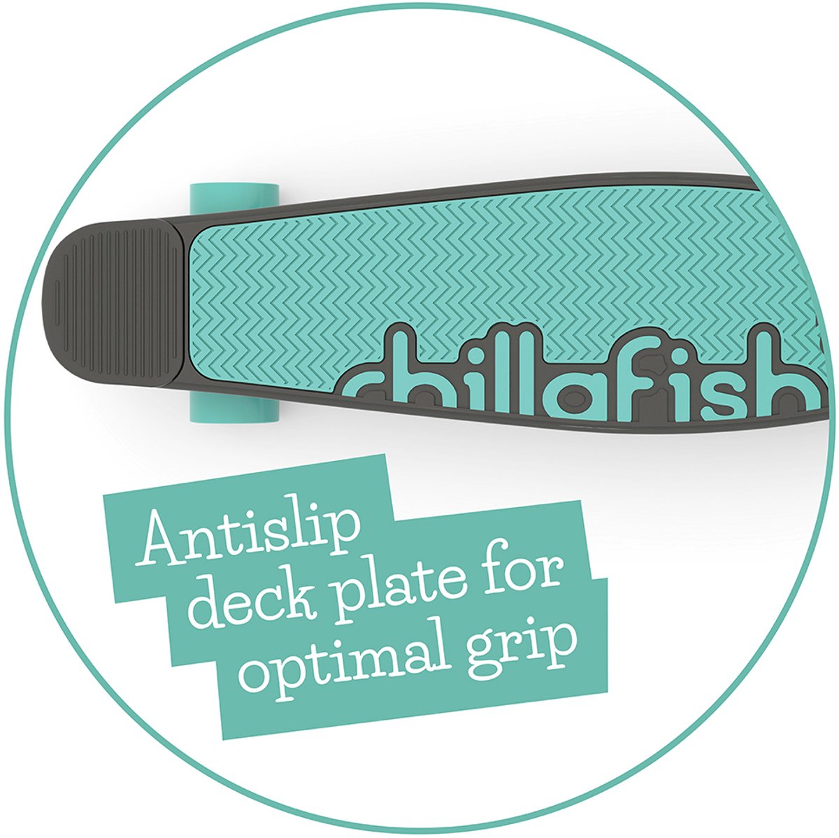 Chillafish Skateboard en Step 2-in-1 - Kinderstep omvormbaar naar Skateboard - Blauw Groen - Jongens en meisjes 3 jaar en ouder - Verstelbaar stuur - Model Skatieskootie 2 — afbeelding 3