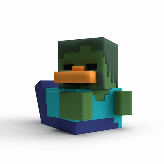 Numskull - TUBBZ Canard de bain - Minecraft - Zombie (Première Édition) - 9cm