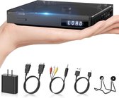 Dvd Speler Met HDMI - Geschikt Voor Divx Ultra, Mpeg1, Mpeg2, Mpeg4 - Full Hd - Regiovrij - Inclusief HDMI En Afstandsbediening - Dvd En Cd Speler - Usb - Inclusief Afstandsbediening - Dvd Films