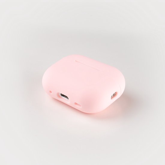 Hoesje voor de AirPods Pro 2 in de kleur Roze - TCH - Beschermhoes - Siliconen - Case - Soft case