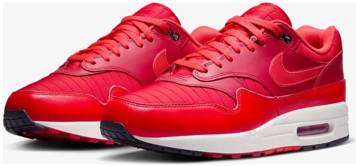 New Nike Nike Air Max 1 ‘Gym ‘ HQ3607 Sneakers Unisex 687� Rood