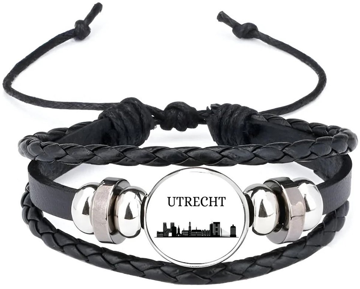 Akyol - utrecht armband zwart - Utrecht - toeristen - stad - geschenk - cadeau - kado