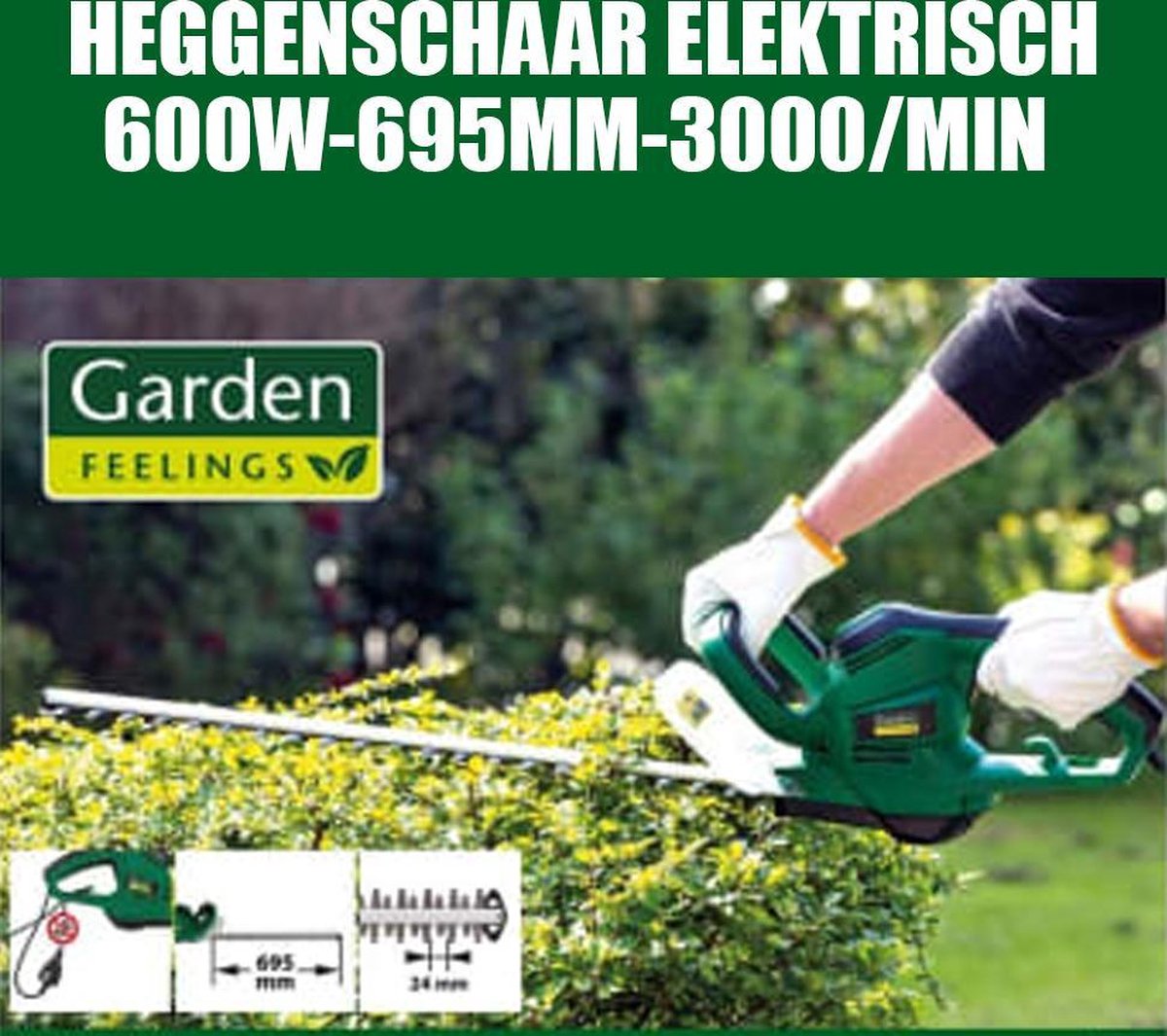 Garden Feelings Elektrische Heggenschaar - | bol.com