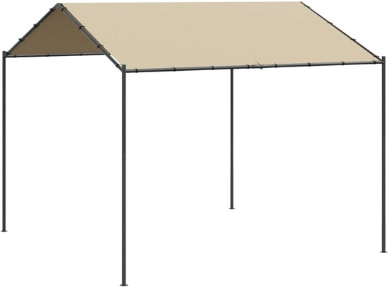 Tent Tuinpaviljoen Lux Gazebo 3X4M Met Klamboe En Muren Beige - Polen