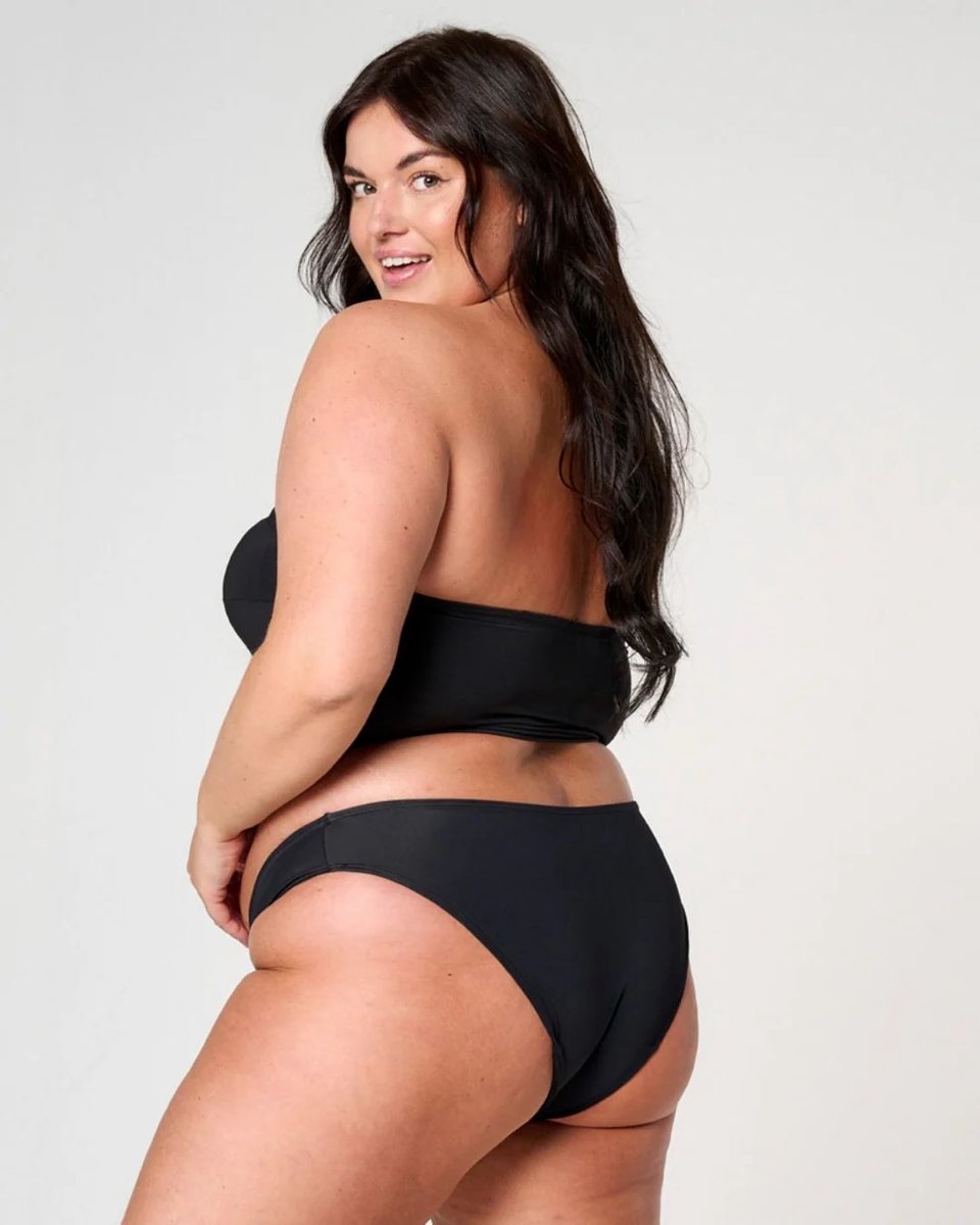 Moodies Menstruatie zwem bikini broekje dames - Licht - Zwemkleding - Zwart — afbeelding 9
