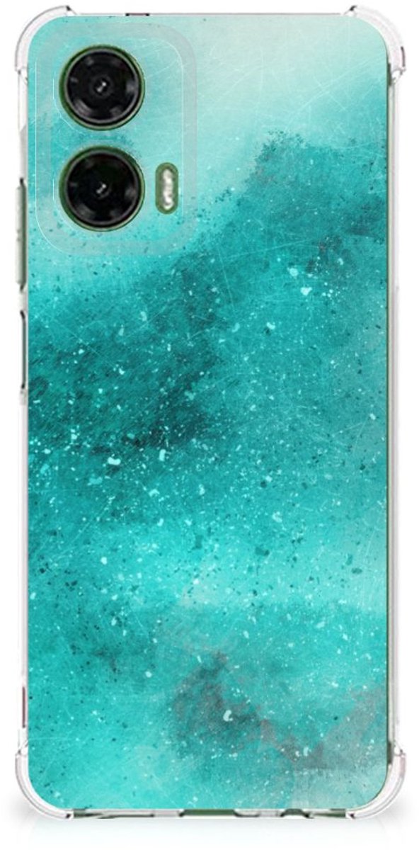 Back Cover Motorola Moto G35 Painting Blue