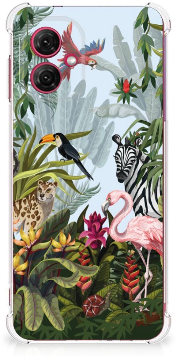 Case Anti-shock voor Motorola Moto G55 Jungle