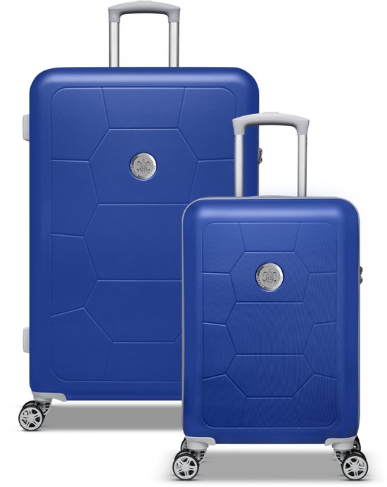 SUITSUIT Kofferset 2 delig - Reiskoffer groot - Handbagage koffer - Koffer set - Veilig Cijferslot - Reiskoffer set - Reiskoffer met wielen - Caretta kofferset Electric Indigo