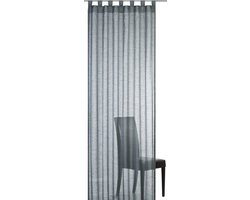 Elbersdrucke Gordijn met lussen Effecto 255x140 cm antraciet