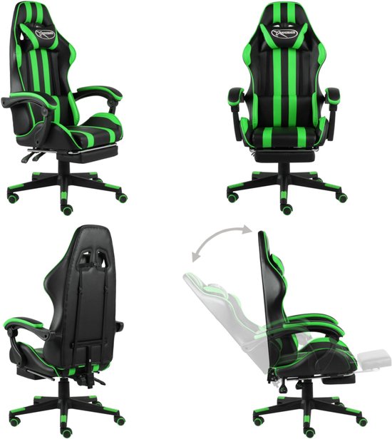 Kantoorstoel met Voetensteun, Uitvoerende Schrijfstoelen met Wielen
