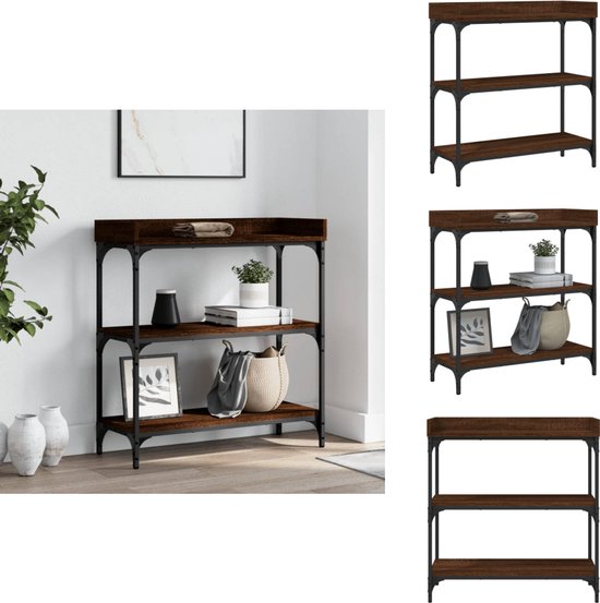 vidaXL Wandtafel Panama Range 110x40x72 cm massief
