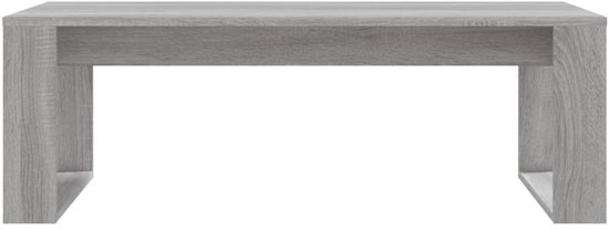 vidaXL Salontafel 102 x 50 x 36 cm, bois , chêne Sonoma gris