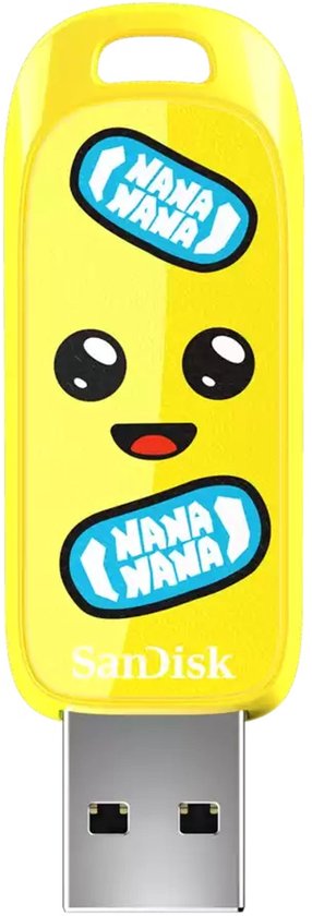 SanDisk Fortnite USB Flash Drive, Peely Edition - 64GB + GRATIS FAN ART WRAP