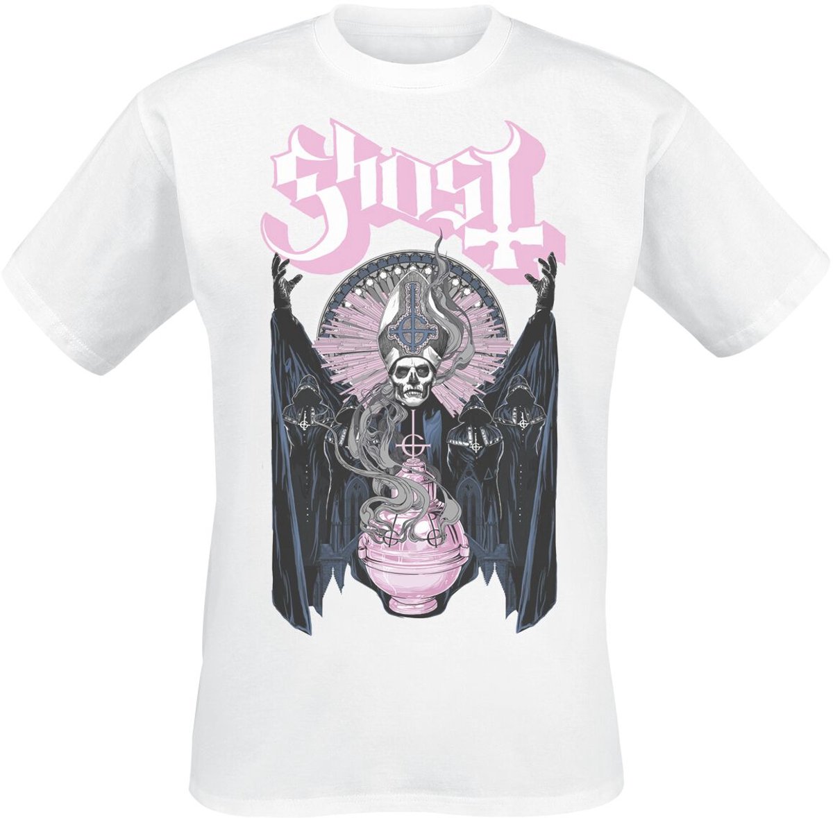Ghost Beneficense Heren T-shirt - wit - L